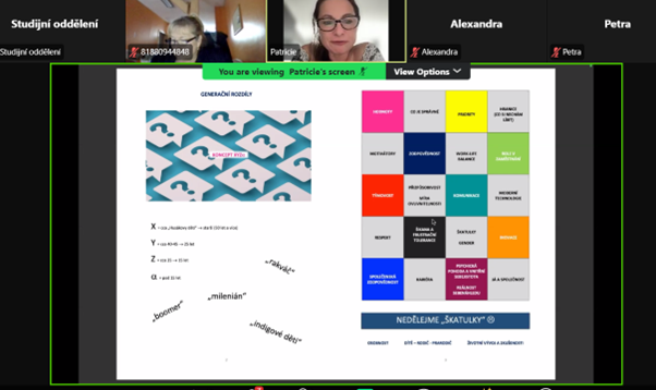 Online workshop Generational differences | 24. 9. 2024