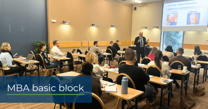 The First MBA Basic Block of This Year